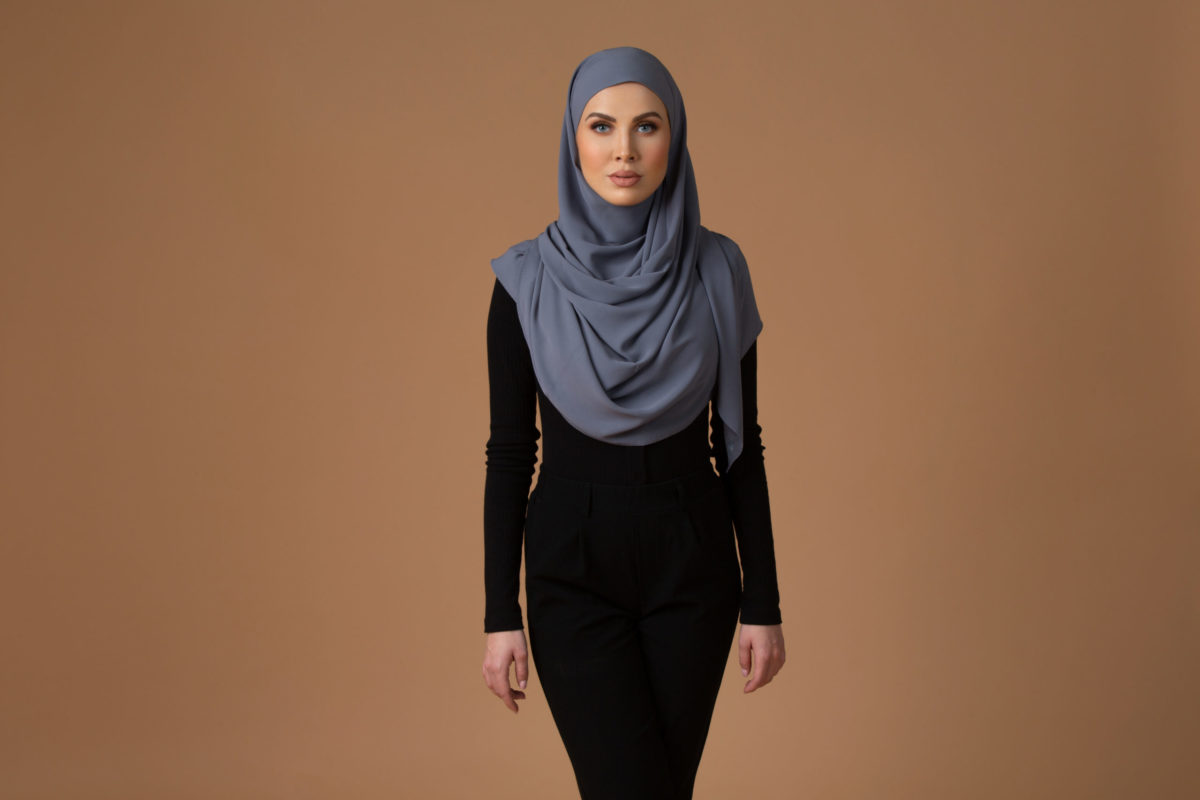 Hijab innovant, bonnet intégré, tout en un