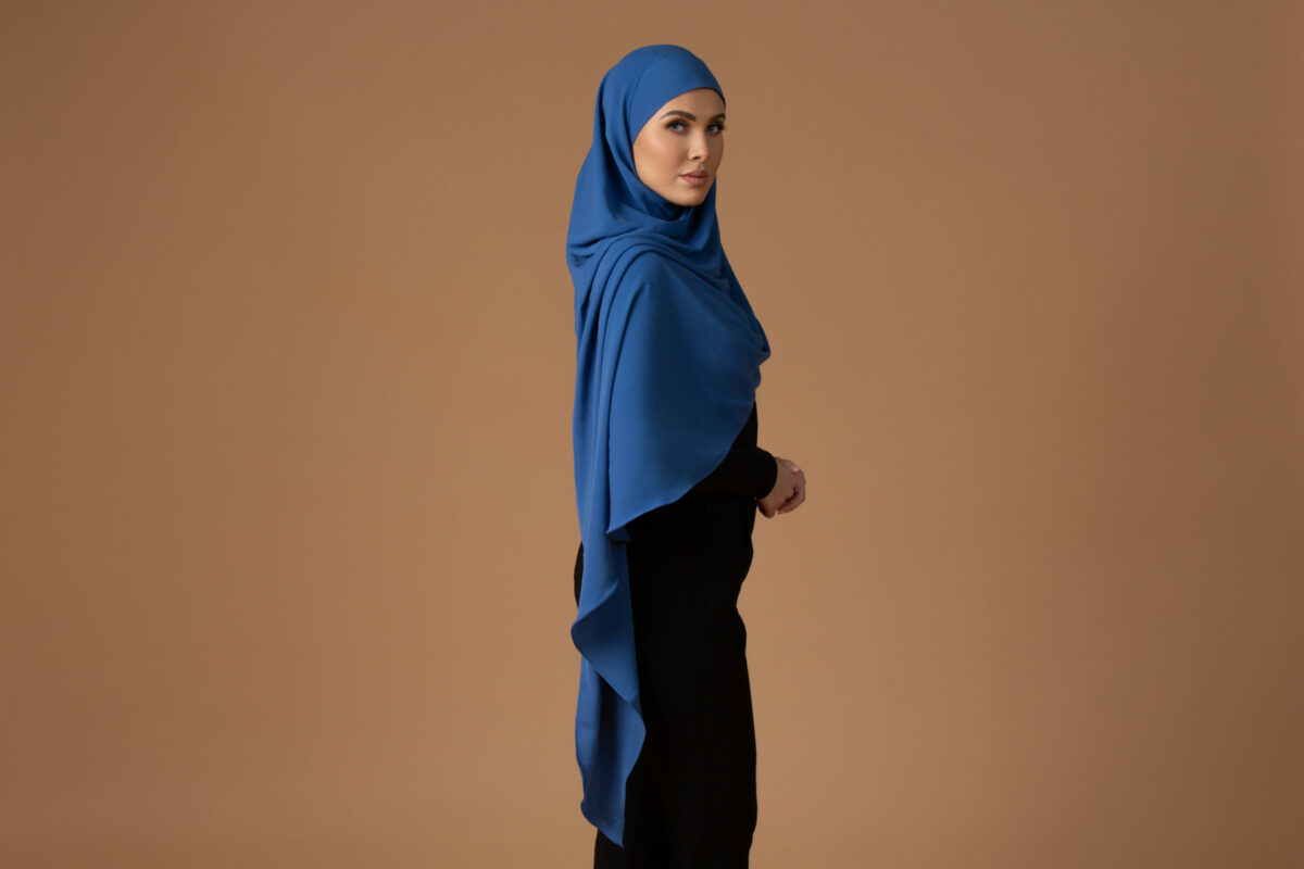 Hijab innovant, bonnet intégré, tout en un