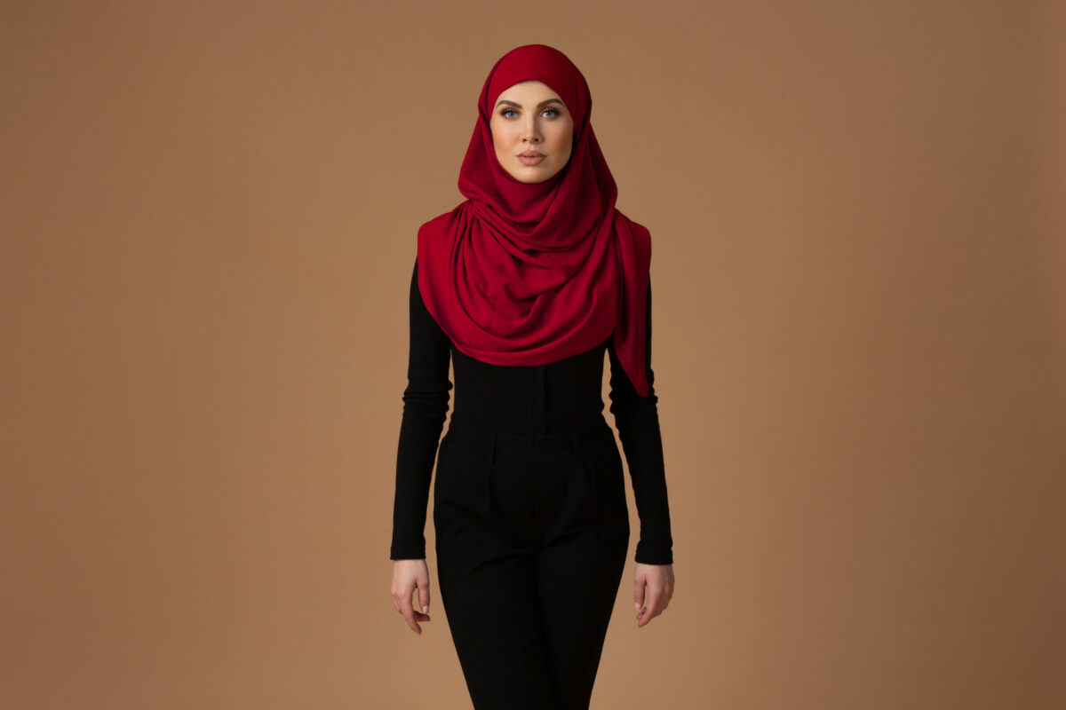 Hijab innovant, bonnet intégré, tout en un