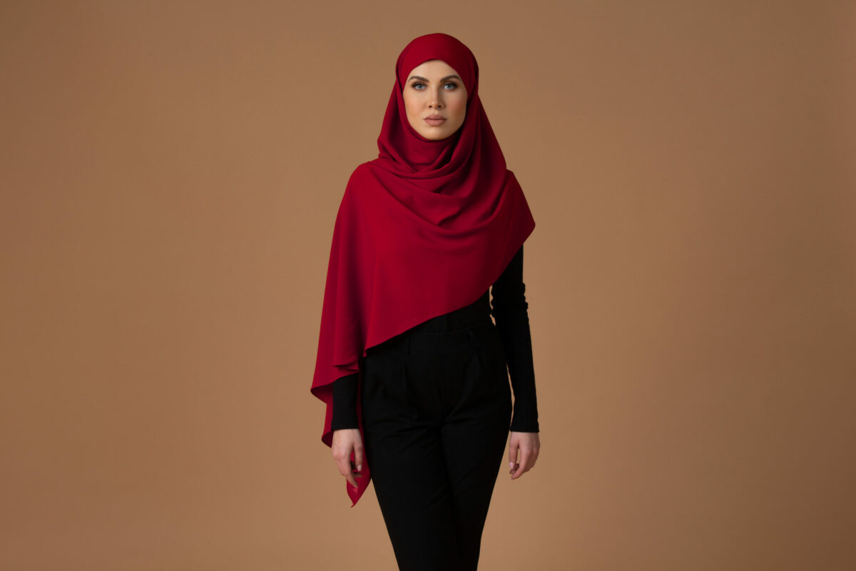 Hijab innovant, bonnet intégré, tout en un