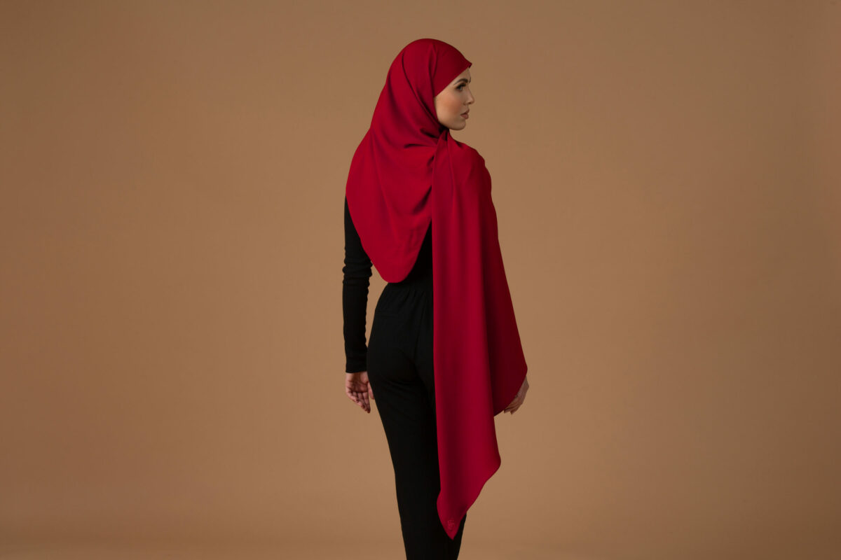 Hijab innovant, bonnet intégré, tout en un
