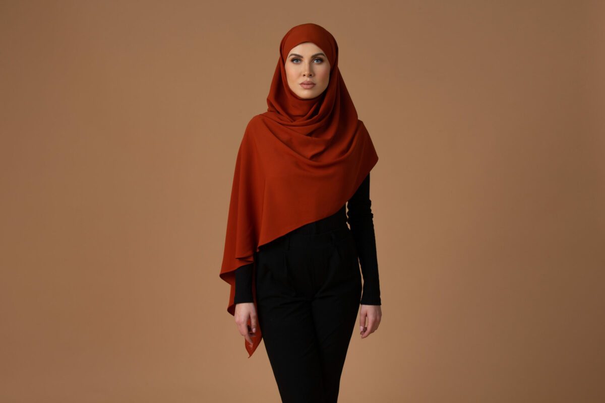 Hijab innovant, bonnet intégré, tout en un