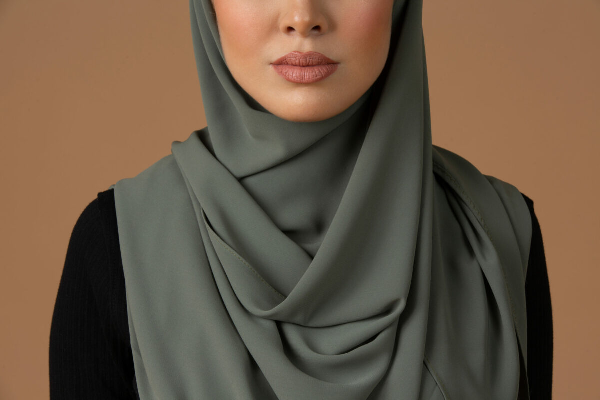Hijab innovant, bonnet intégré, tout en un