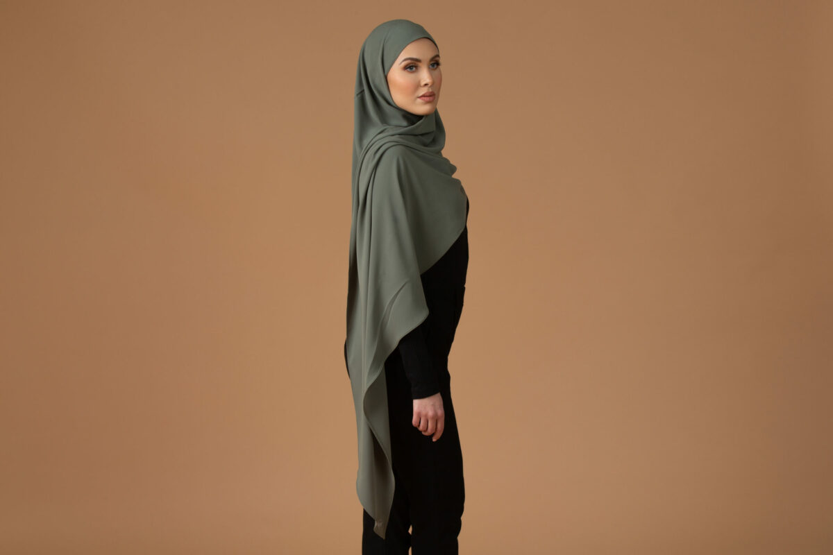Hijab innovant, bonnet intégré, tout en un