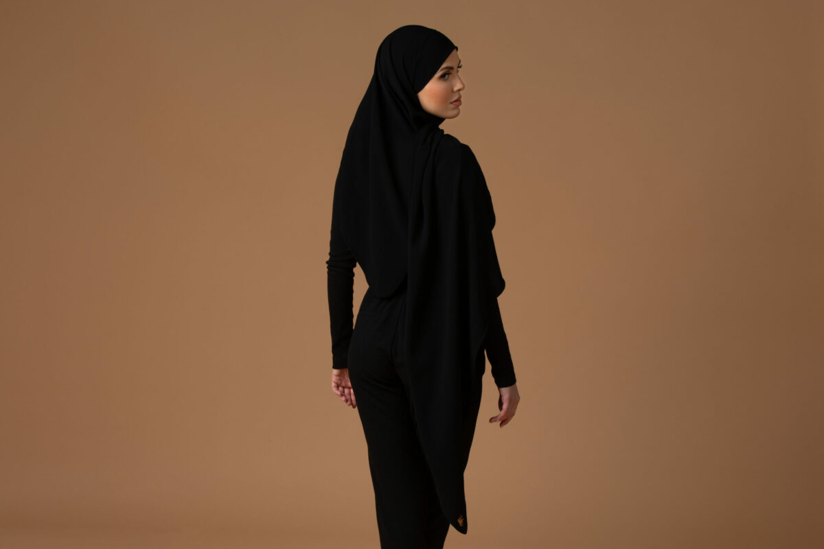Hijab innovant, bonnet intégré, tout en un