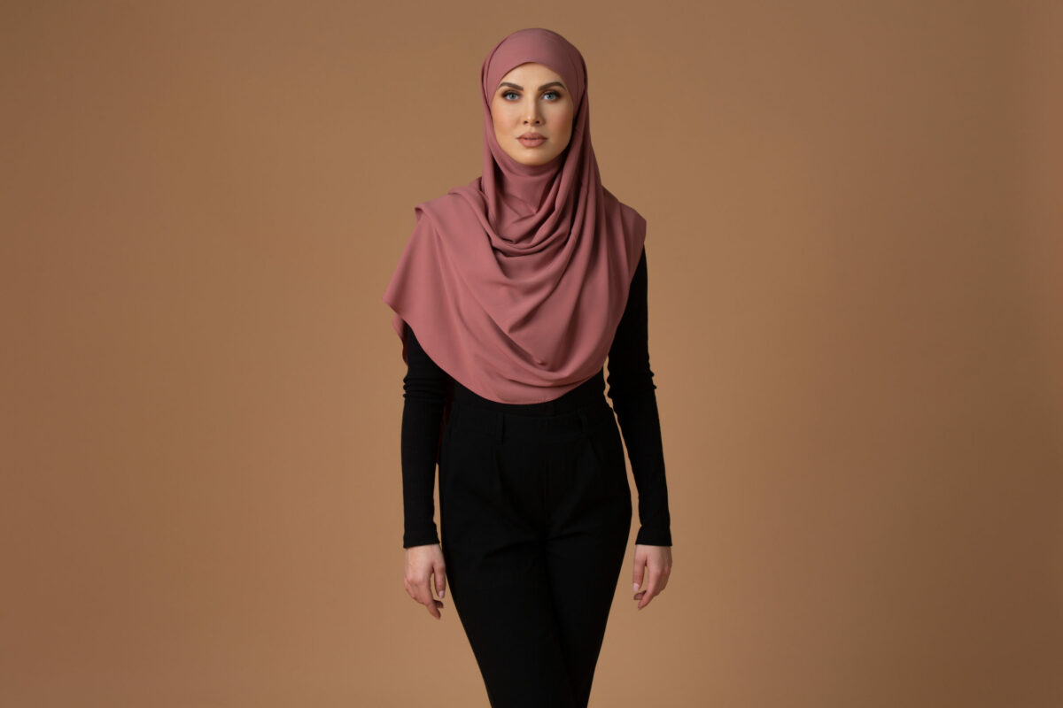 Hijab innovant, bonnet intégré, tout en un