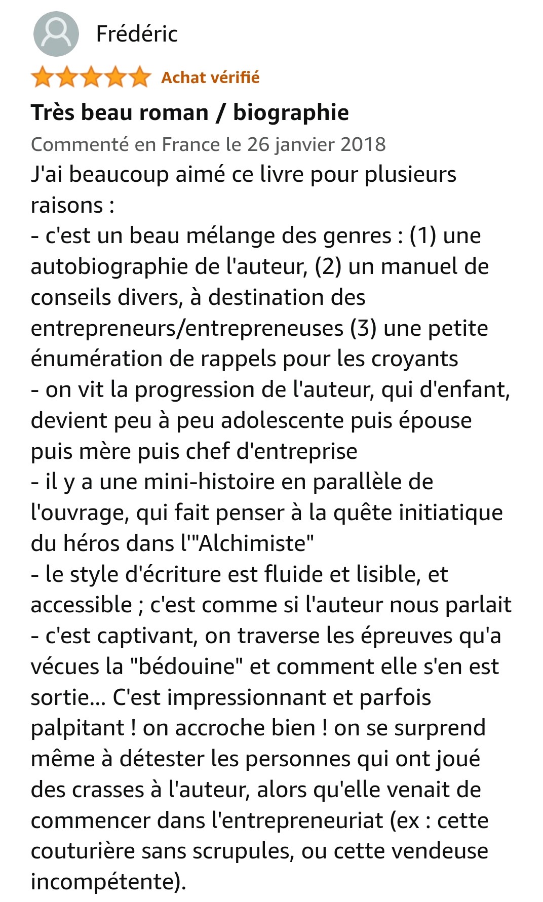 AVIS AMAZON REVEILLE LA BEDOUINE EN TOI