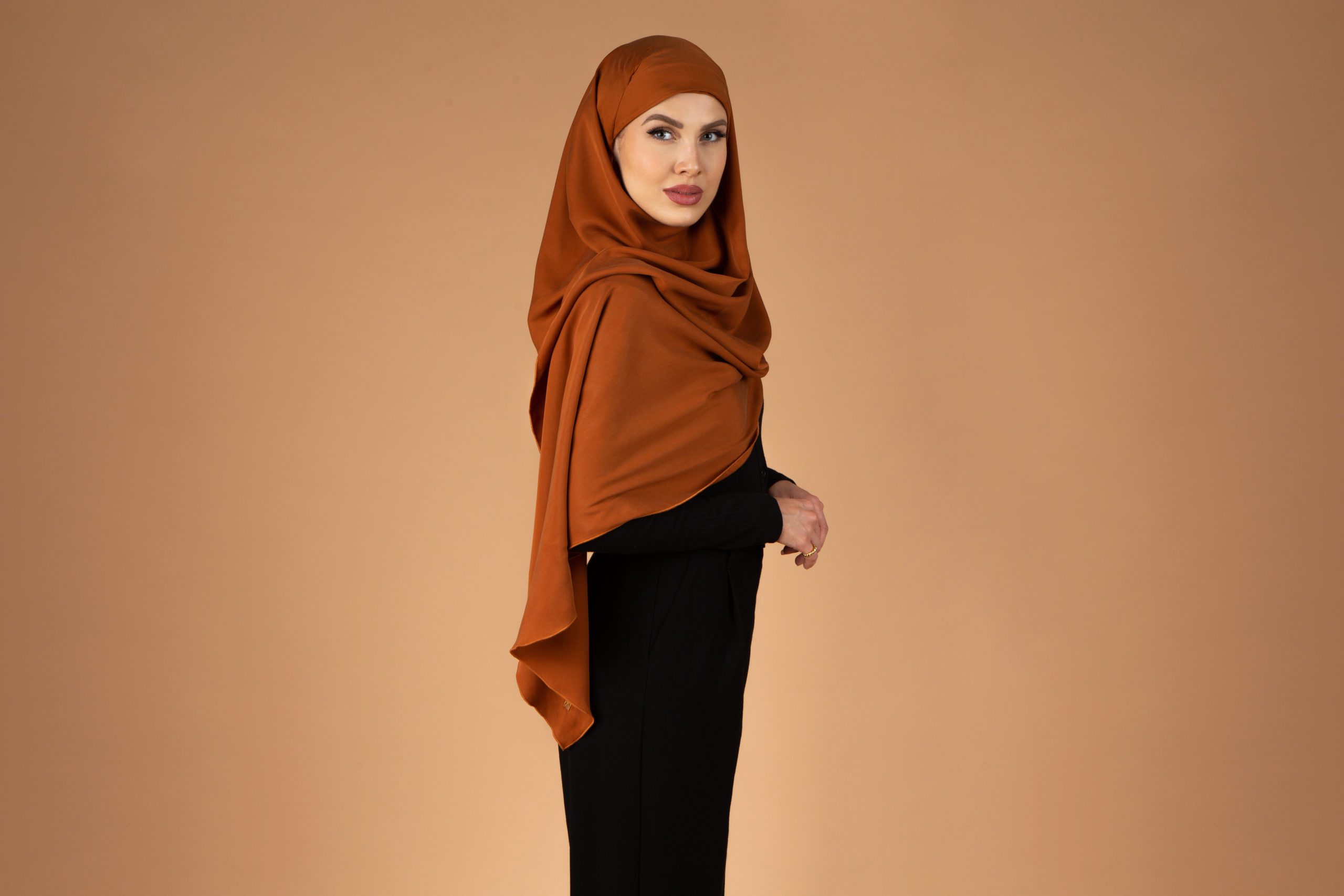 Hijab innovant, bonnet intégré, tout en un