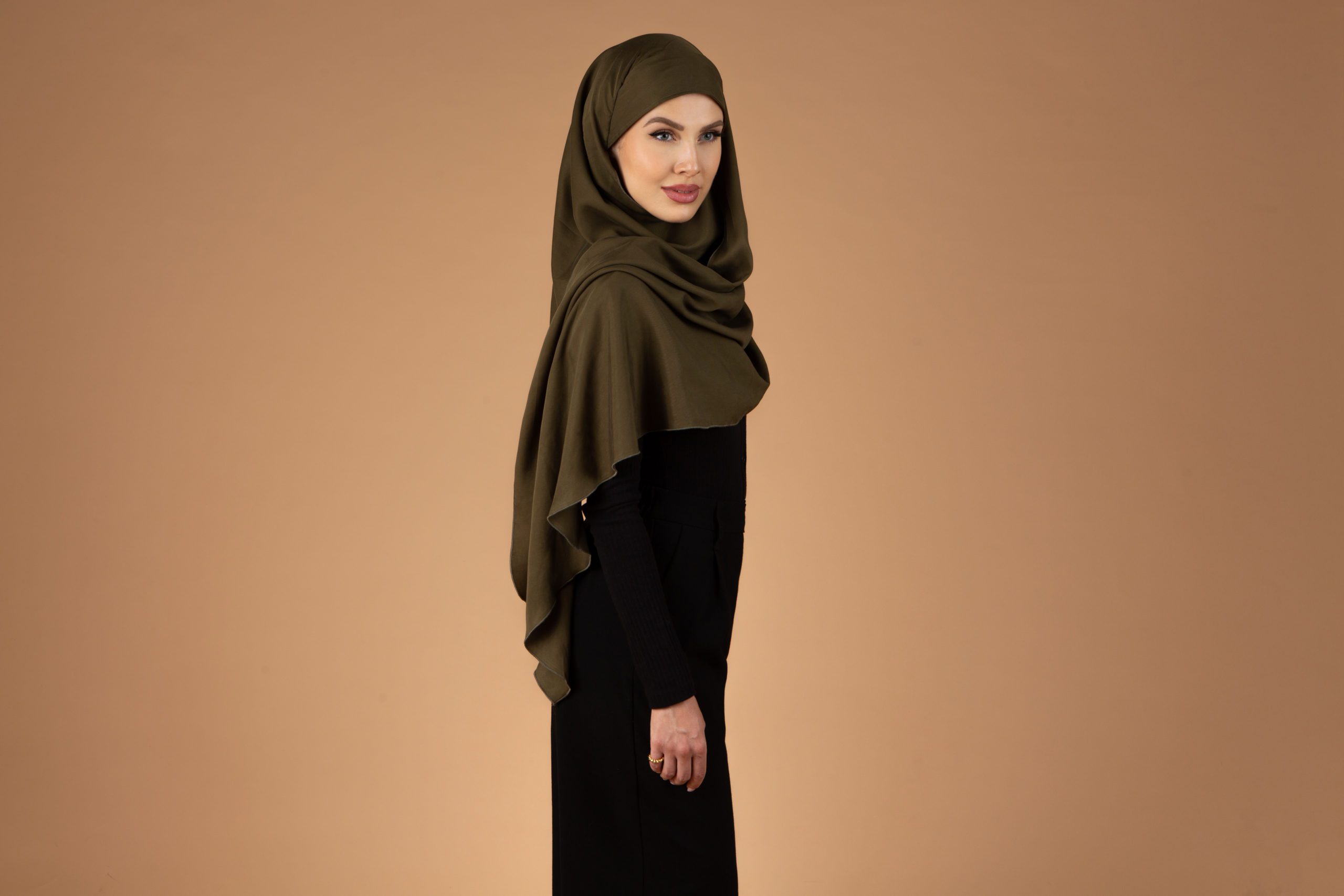 Hijab innovant, bonnet intégré, tout en un