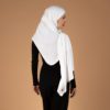 Coffret Ecrin BEDOUINE BLANC Hijab innovant, bonnet intégré, tout en un