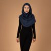 Coffret Ecrin BEDOUINE BLEU MARINE Hijab innovant, bonnet intégré, tout en un