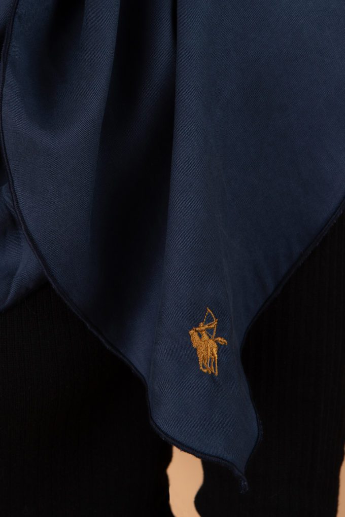 Coffret Ecrin BEDOUINE BLEU MARINE Hijab innovant, bonnet intégré, tout en un