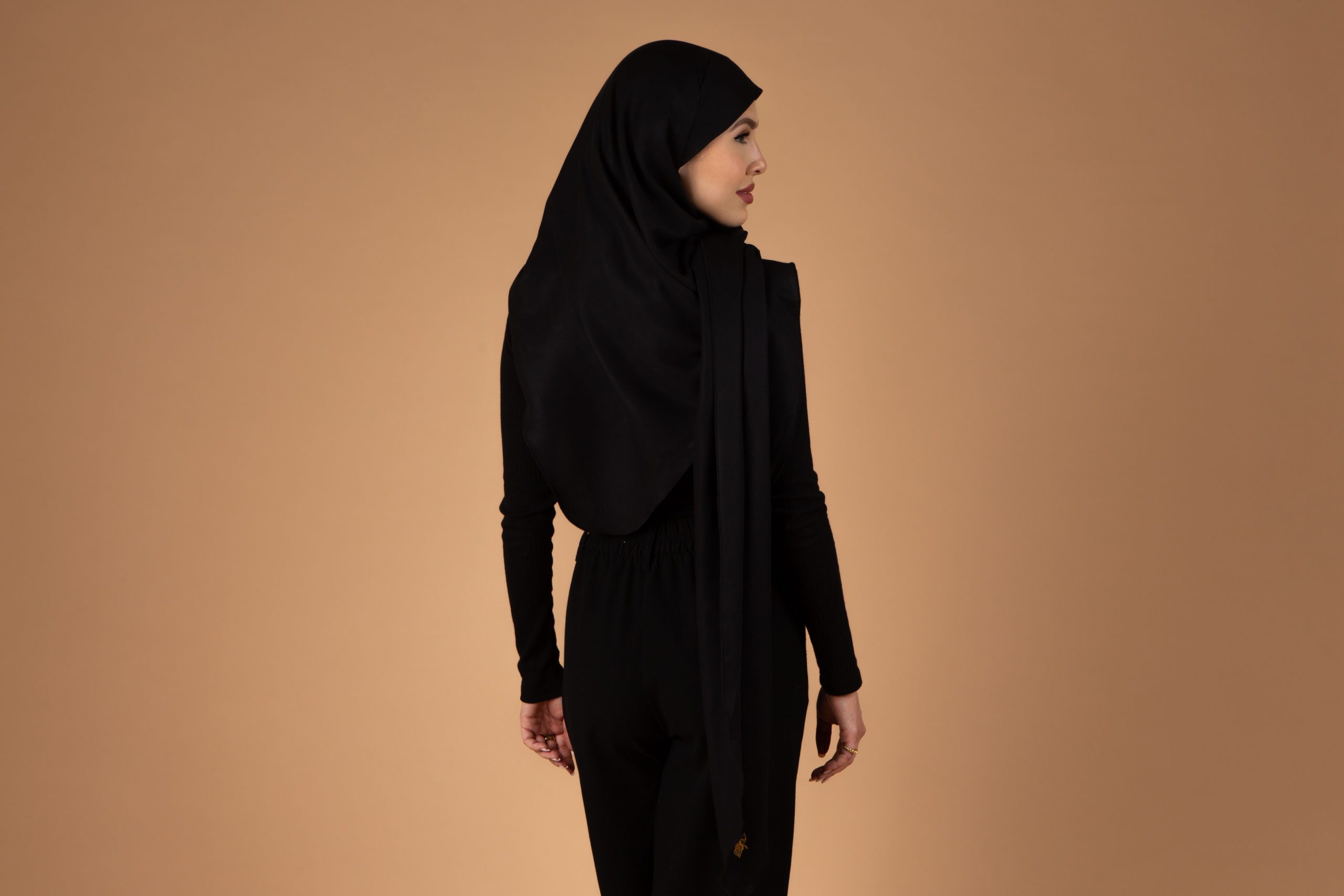 Hijab innovant, bonnet intégré, tout en un