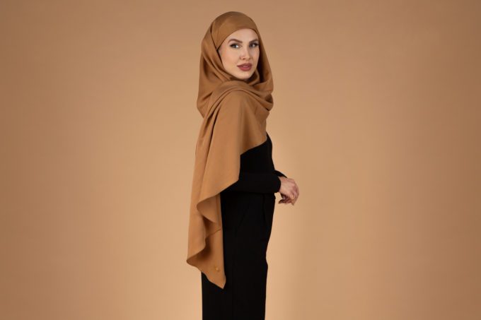 Hijab innovant, bonnet intégré, tout en un