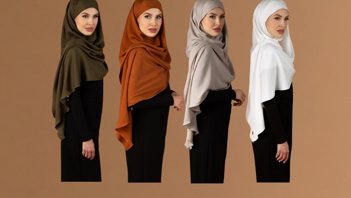 Hijab innovant, bonnet intégré, tout en un