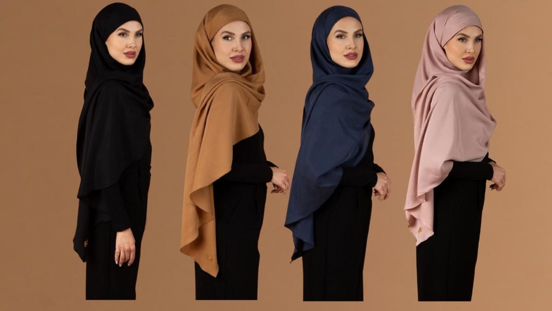 Hijab innovant, bonnet intégré, tout en un