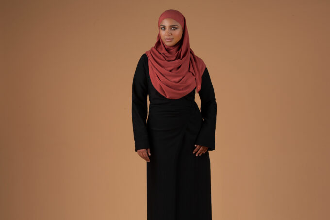 Hijab innovant, bonnet intégré, tout en un