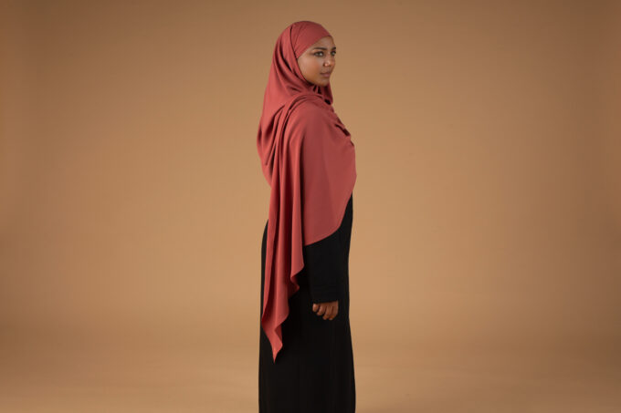 Hijab innovant, bonnet intégré, tout en un