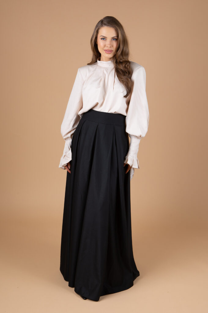 Jupe haute Bedouine doublée avec taille haute