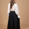 Jupe haute Bedouine doublée avec taille haute
